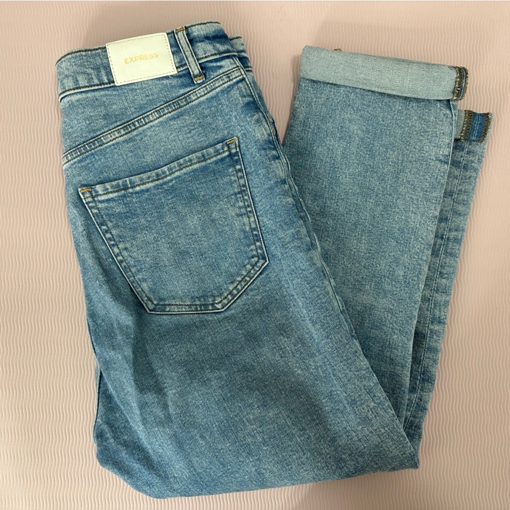 express ripped mom jeans